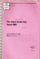 The Global Gender Gap Report 2006 